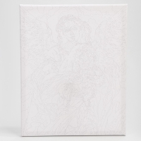 Картина по номерам на холсте с подрамником "Ангел с котом" 40*50 см