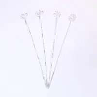 Опора для орхидей, h = 44 см, пластик, прозрачная, МИКС