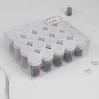 Булавки английские, 19 мм, 50 шт., разноцветные