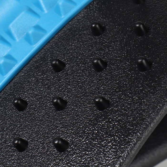 Массажёр для спины, трёхуровневый, 38 &times; 25 &times; 4 см, цвет синий