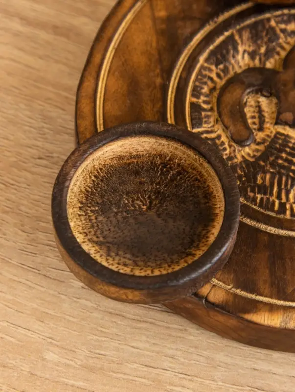 Подставка под благовония "Ом" дерево 16,5 см