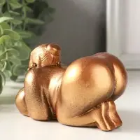 Статуэтка "Богиня плодородия лежит" 7х10х6 см, старая бронза