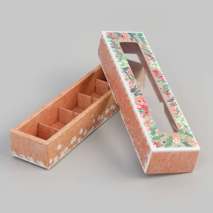 Коробка под 5 конфет &laquo;Счастливых моментов&raquo;, 21&times;5&times;3.3 см