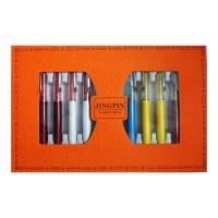 Ручка подарочная, шариковая, поворотный корпус, со стразами и стилусом, МИКС