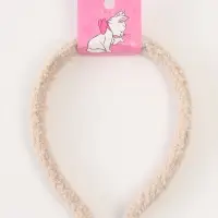 Ободок для волос плюшевый, цвет бежевый, Коты аристократы