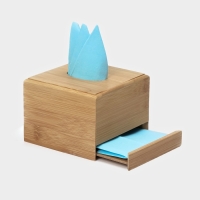 Салфетница Доляна &laquo;Комфорт&raquo;, 12&times;9 см, бамбук