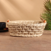 Корзина плетеная 32x25x11 см, ротанг