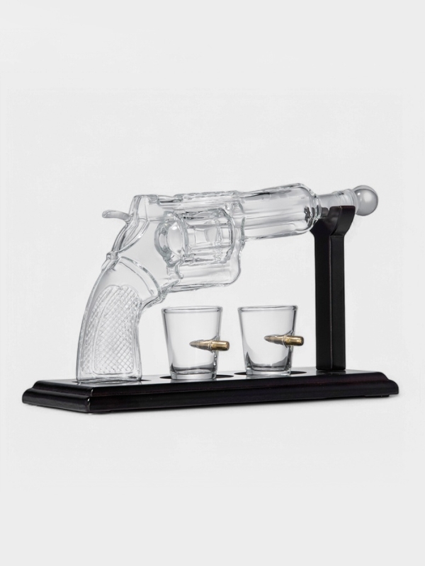 Мини-Бар на подставке Револьвер, 250 мл, 2 стопки