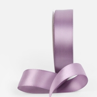 Лента атласная двухсторонняя №0434 25мм*25&plusmn;1м сиреневый TR