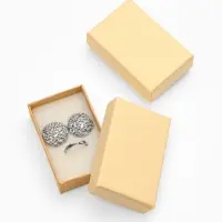 Коробочка подарочная под набор "Нежность", 5*8 см, цвет бежевый