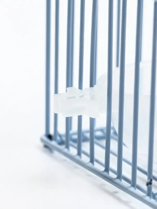 Клетка усиленная для джунгарских хомяков 21 х 16 х19 см, серая