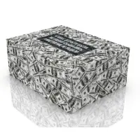 Коробка складная &laquo;Деньги&raquo;, 30 &times; 23 &times; 12 см