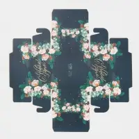 Коробка для кондитерских изделий с пластиковой крышкой &laquo;Хлопок&raquo;, 12 х 6 х 11.5 см