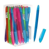 Ручка шариковая &laquo;Флуор&raquo; 0.7 мм, стержень синий, корпус, МИКС (штрихкод на штуке)