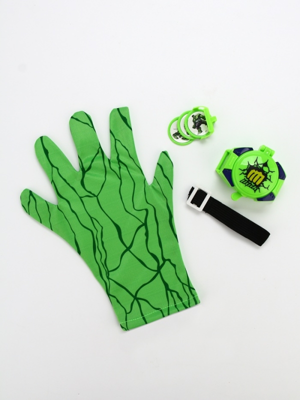 Игровой набор Перчатка супергероя  "Халк", диски