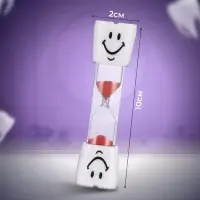 Песочные часы "Зубик", на 5 минут, 9 х 2.1 см, красные