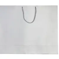 Пакет бумажный &laquo;Блеск&raquo;, большой, серебристый