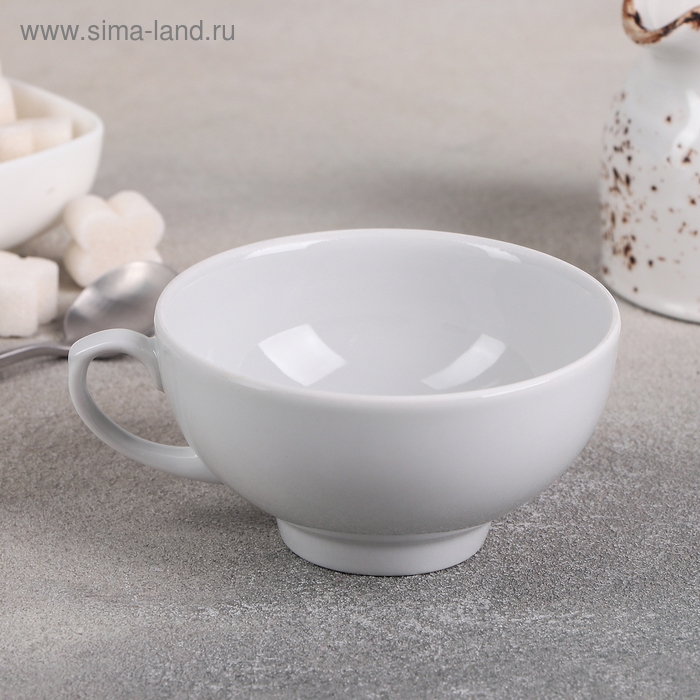 Чашка чайная фарфоровая &laquo;Рубин&raquo;, 220 мл, d=10,2 см