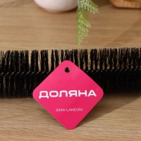 Ёрш чистящий Доляна, гибкий, 71&times;5,5 см, цвет чёрный