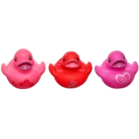 Набор резиновых игрушек для ванны &laquo;Уточки Лаффки&raquo;, 5 см, 3 шт., цвет МИКС, Крошка Я