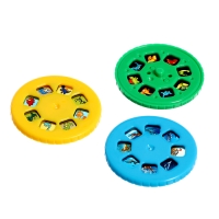 Часы-проектор &laquo;Динозавры&raquo;, световые эффекты, 24 картинки, цвет голубой