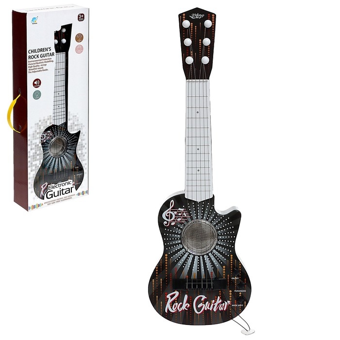 Игрушка музыкальная &laquo;Гитара&raquo;, световые и звуковые эффекты