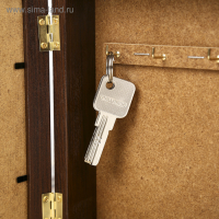 Ключница "Фонари Барселоны" 15х21 см венге