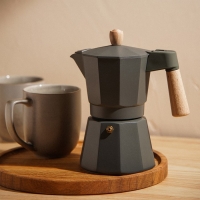 Кофеварка гейзерная SL Home &laquo;Ферамо&raquo;, 300 мл, 11&times;15,5&times;20 см, цвет оливковый