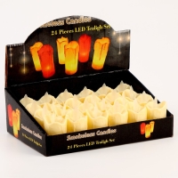 Свеча светодиодная &laquo;Гламур&raquo;, горит жёлтым