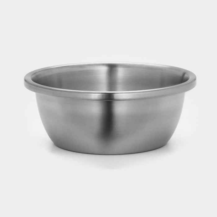 Миска из нержавеющей стали &laquo;Проф&raquo;, 3 л, 24&times;9,5 см, матовая, толщина стали 0,6 мм