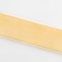 Лента бархатная, 20 мм, 18 &plusmn; 1 м, цвет молочный №04