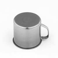 Кружка Доляна &laquo;Мэйли&raquo;, 550 мл, d=9.5 см, толщина 0.33 мм, нержавеющая сталь, хромированная