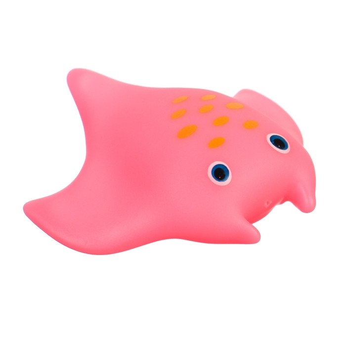 Набор резиновых игрушек для ванны &laquo;Океан&raquo;, 6 шт, с пищалкой, Крошка Я