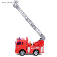 Машина инерционная &laquo;Пожарная&raquo;, стреляет водой, 1:20