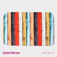 Коврик для дома Доляна &laquo;Цветное дерево&raquo;, 40&times;60 см