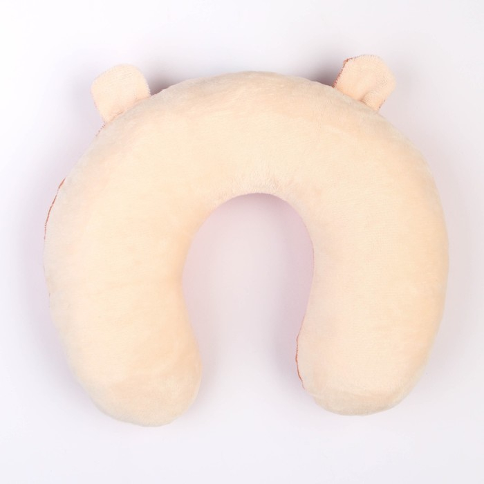 Подушка дорожная детская для путешествий &laquo;Мишка&raquo;, рогалик, Крошка Я