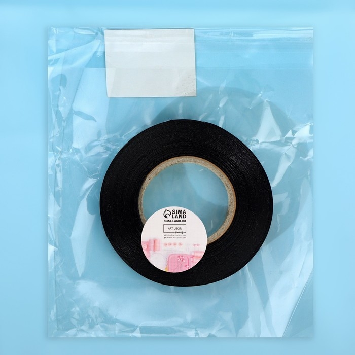 Размерник сатиновый, &laquo;XS&raquo;, 1000 шт, 12 мм, 30 м, цвет чёрный