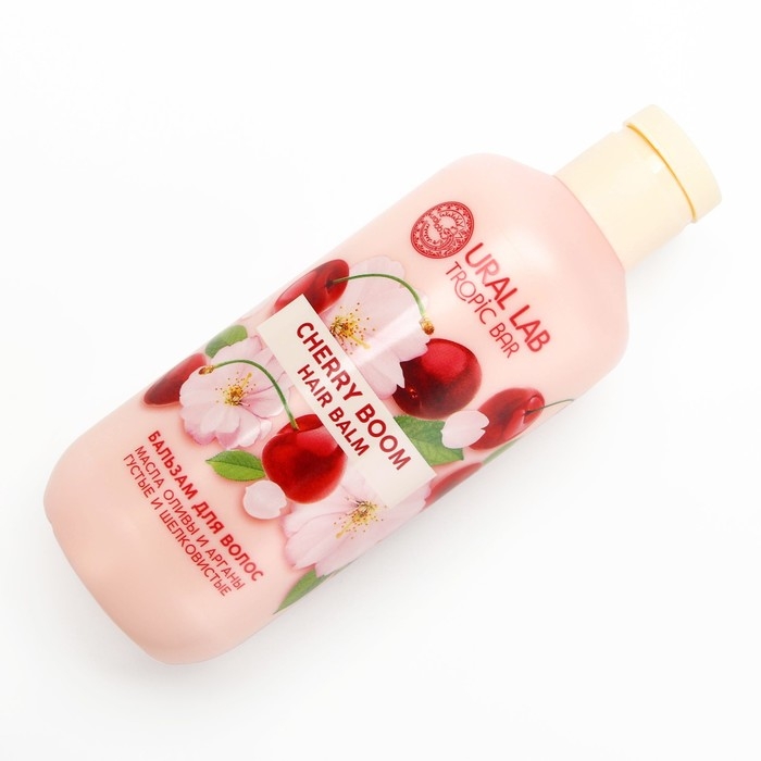 Бальзам для волос, густые и шелковистые, 300 мл, аромат вишни, TROPIC BAR by URAL LAB