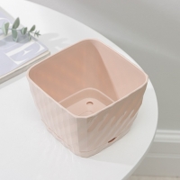 Горшок с поддоном &laquo;Классика&raquo;, 1 л, бежевый