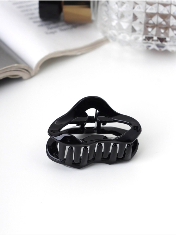 Набор для волос &laquo;Вивьен&raquo;, 4 резинки 5.5 см, краб 4.5 см, волна, чёрный