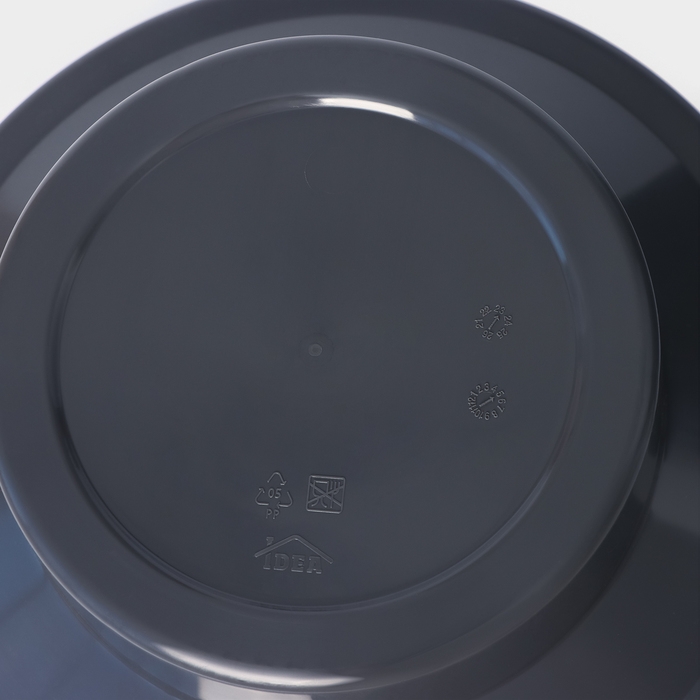 Кашпо на ножках &laquo;Флориан&raquo;, 4,2 л, d=25 см, h=18,5 см, цвет графитовый