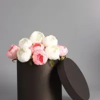 Шляпная коробка черная, 23 х 23 см