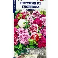Семена Петуния Глориоза F1 /Сотка/ 10шт/ махр. смесь h-40см d-12см/*500