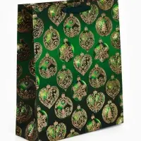 Пакет подарочный &laquo;Новогодний&raquo; 32&times;26&times;10 см