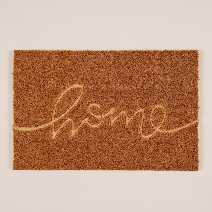 Коврик придверный SL Home, 40&times;60 см, кокосовое волокно