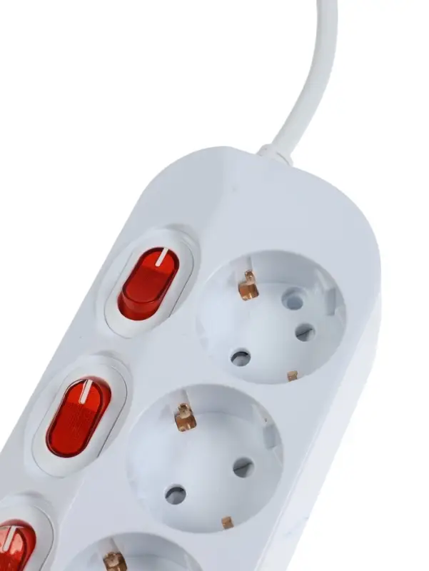 Удлинитель СТАРТ,3 розетки,1,5 м, 16А, ПВС 3*1 мм2, с з/з, инд. кнопки вкл, IP 20