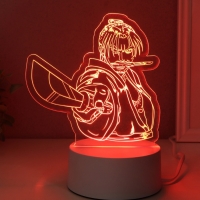 Светильник "Аниме. Воин" LED RGB от сети RISALUX 9,5х14,9х16 см