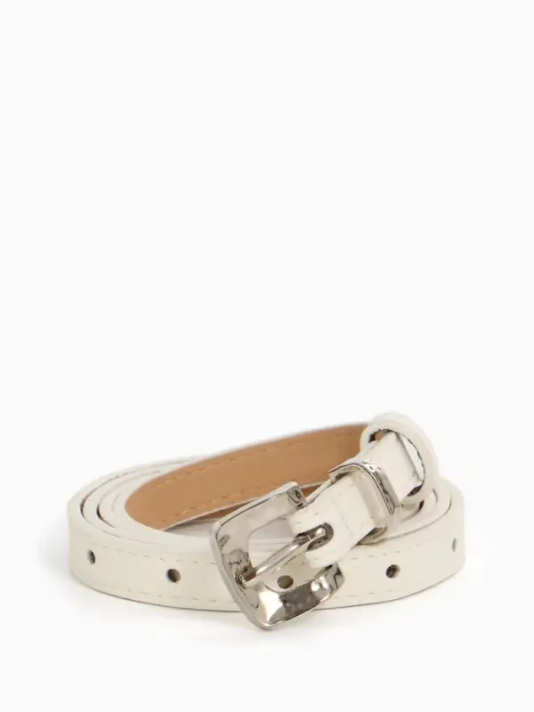 Ремень жен 05-02-02-01, Март2513, 1,3*0,3*110 см, без винта, пряж металл, 1 прокол,