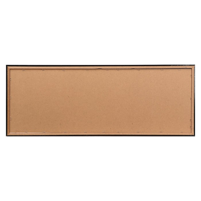 Картина "Тёмно-розовые орхидеи" 42х107 см рамка микс