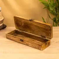 Подставка под благовония с хранением "Футляр" 31х10х5,5 см, дерево шишам